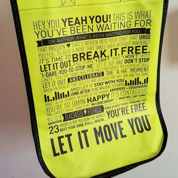 2/$20 Zumba Small Reusable Bag - Picture 3 of 6